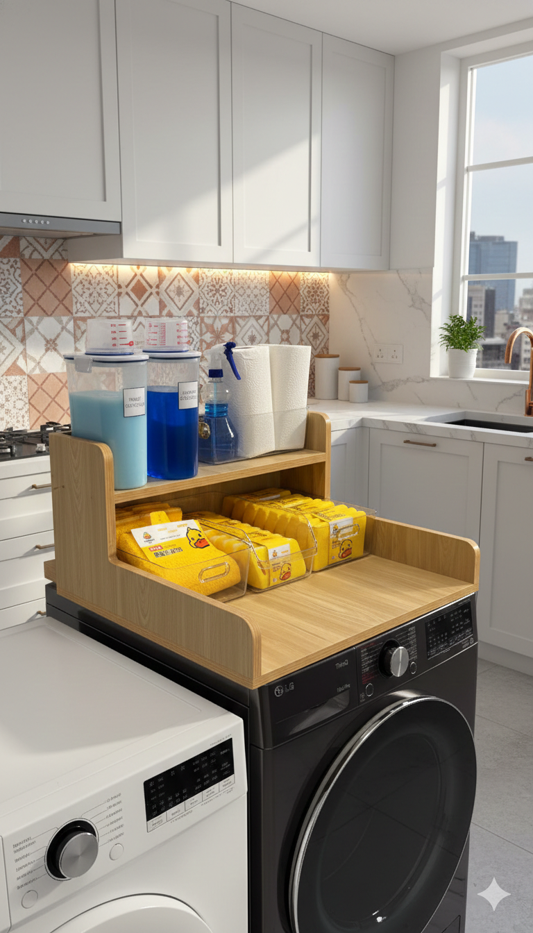 🌟 منظم الماكينة الخشبي: التاويل والأناقة فدارك!