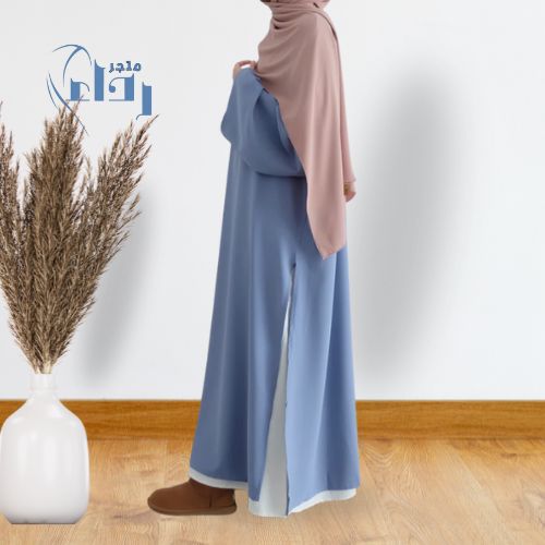 🧕✨ عباية مميزة من قطعتين – أناقة للمحجبات