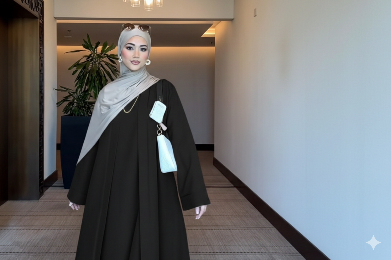 عباية فاخرة بتصميم عصري راقي