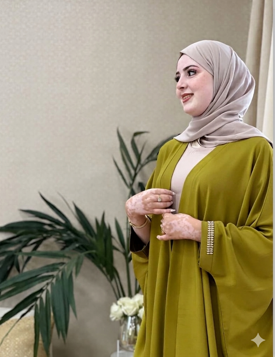 عباية فاخرة بإطلالة راقية تخليك تبرزي بأناقة لا مثيل لها (2pyas)✨
