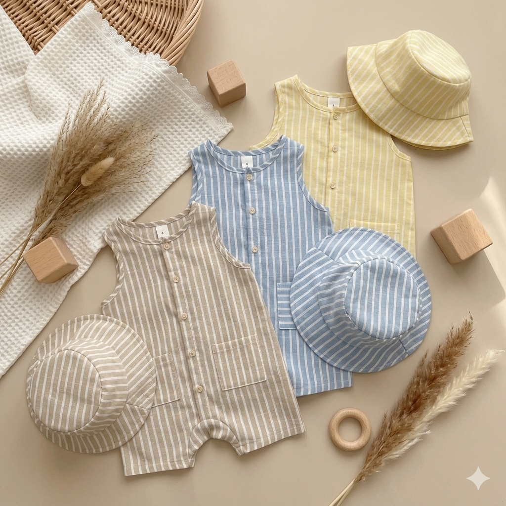 ✨ Pack 3 لبسات للبيبي – كل نهار لوك جديد 👶