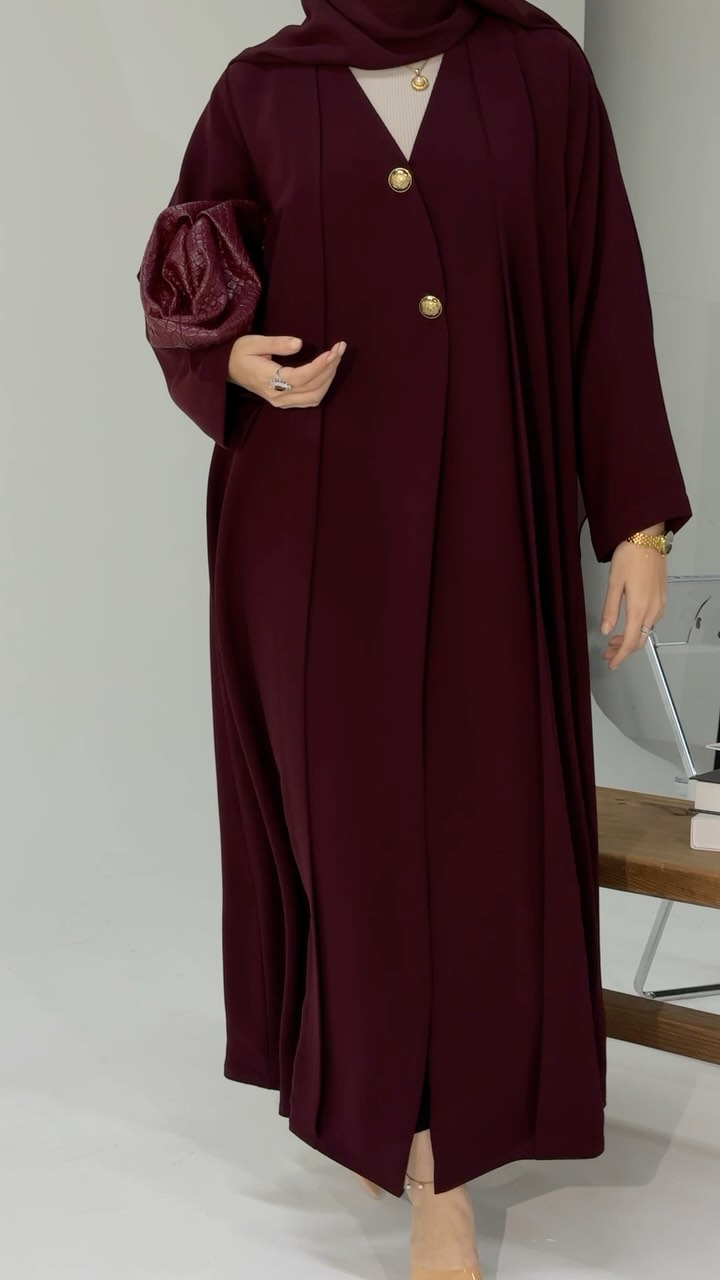 عباية بوردو راقية للمناسبات 🌸