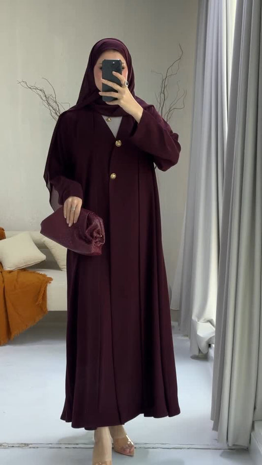 عباية بوردو راقية للمناسبات 🌸