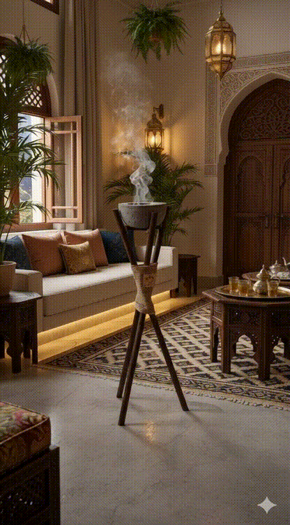 مبخرة فاخرة بتصميم عصري… لتعطير منزلك بذوق راقٍ ✨